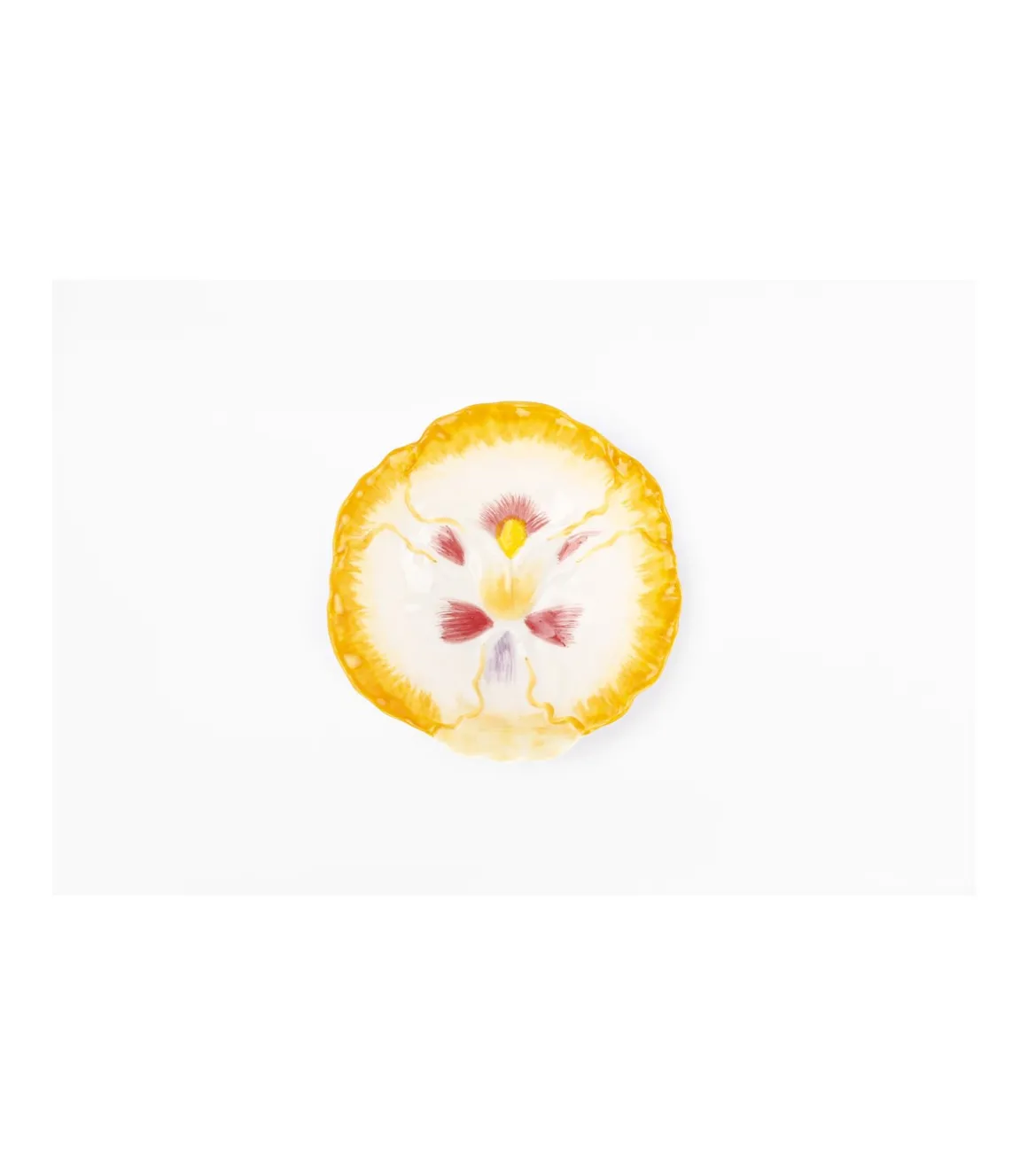 Bol Flor Pintado A Mano Diametro 12.5cm Love&home