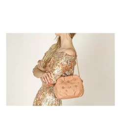 Bolso Bandolera Saquito Tachuelas Berlin