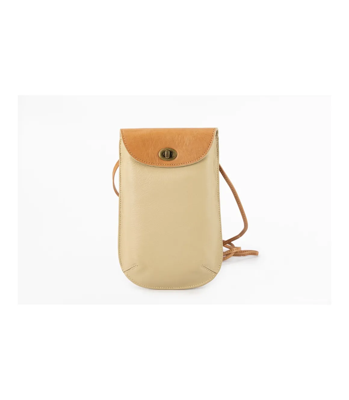 Bolso Bandolera Solapa Vertical Nappa