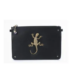 Bolso Clutch Talisman Salamandra Nappa