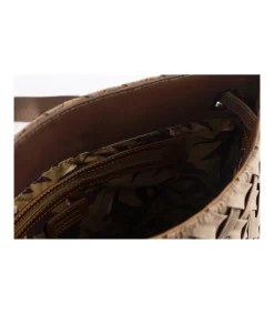 Bolso Mochila Solapa Plisado Trenza Christine