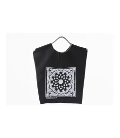 Bolso Plegable Bordado Cachemira