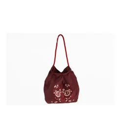 Bolso Plegable Bordado Cachemira