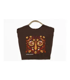 Bolso Plegable Bordado Cachemira