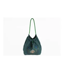 Bolso Plegable Bordado Cachemira