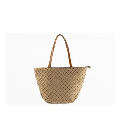 Bolso Tote Plisado Trenza Christine