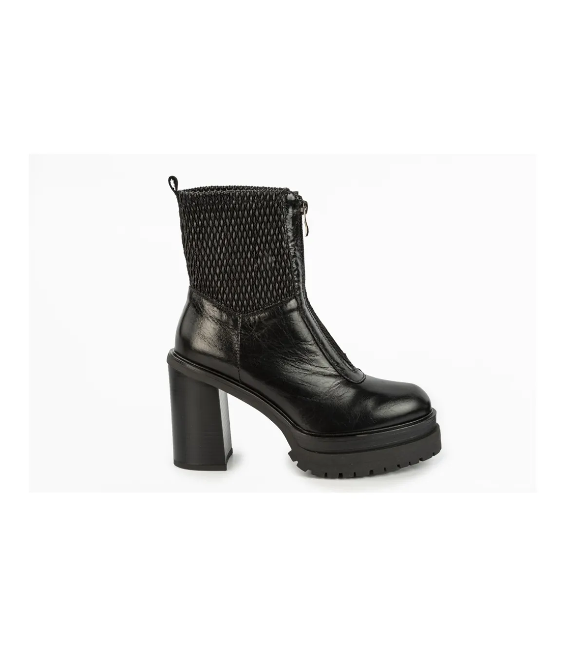 Botin Con Tacon Mauve