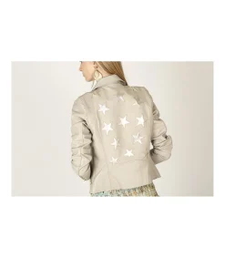 Chaqueta Biker Estrellas