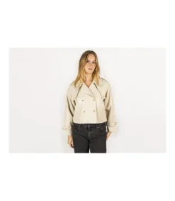Chaqueta Cropped Trench