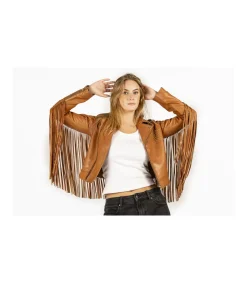 Chaqueta Estrellas Y Flecos