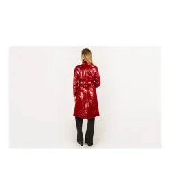 Chaqueta Larga Charol