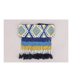 Choker Bordado Etnico Combo Navy