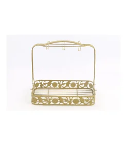 Expositor Cesta De 6 Vasos Y Platos 30x27.5x18cm Love&home