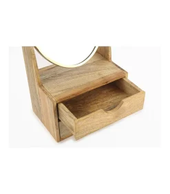 Joyero Madera Con Espejo 25.5x18x44.5cm Love&home