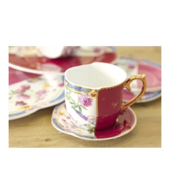 Juego Taza Y Plato Asimetrico Love&home