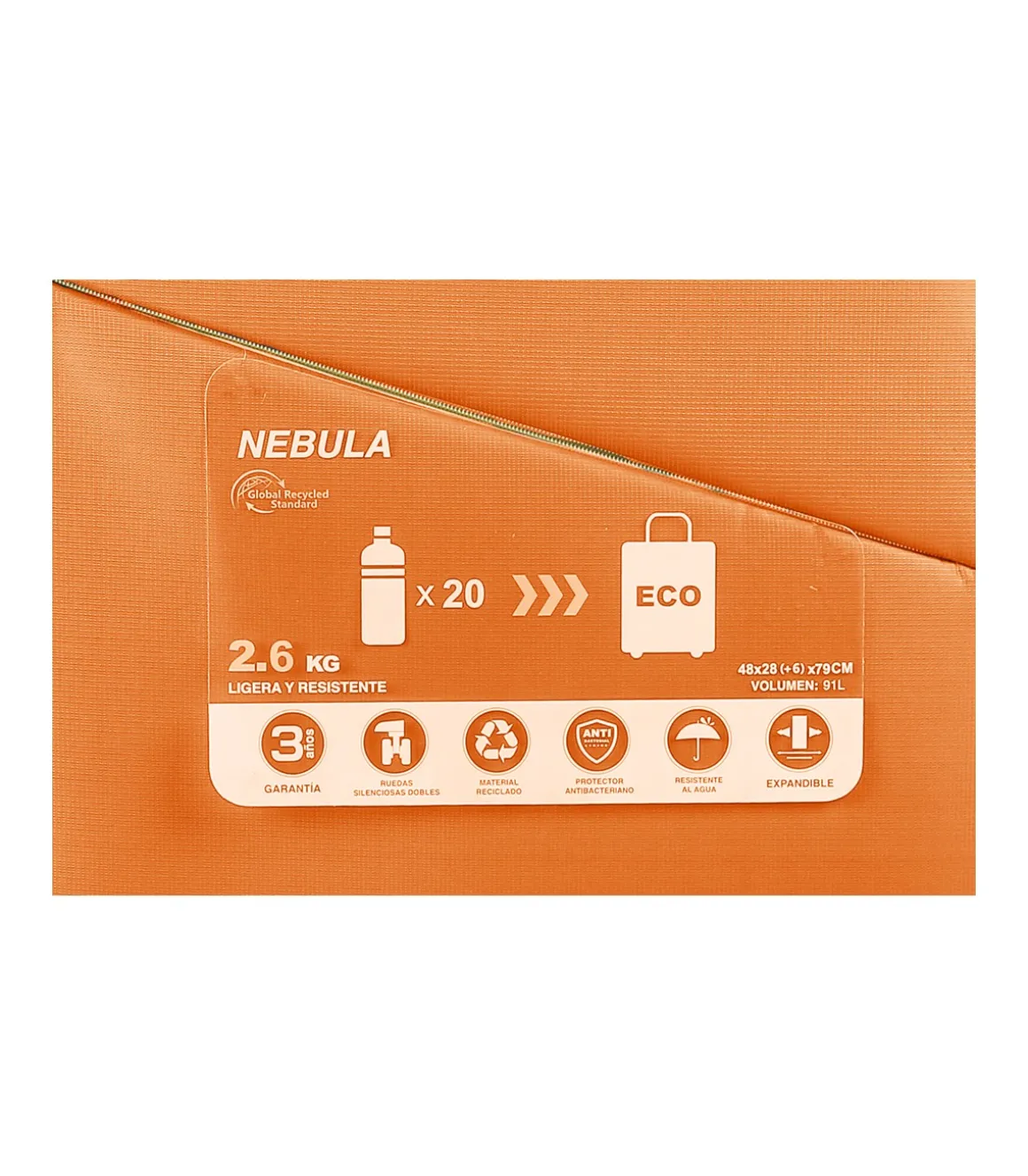 Maleta Con Fuelle Nebula