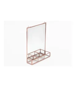 Organizador Con Espejo Pared 20x5x25cm Love&home