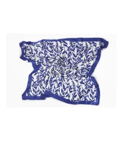 Pañuelo Cuadrado Hojas 110x110cm