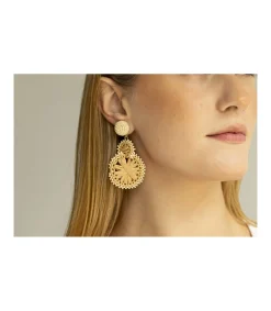 Pendientes Raffia