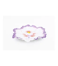 Plato Diametro Flor Pintado A Mano 24cm Love&home