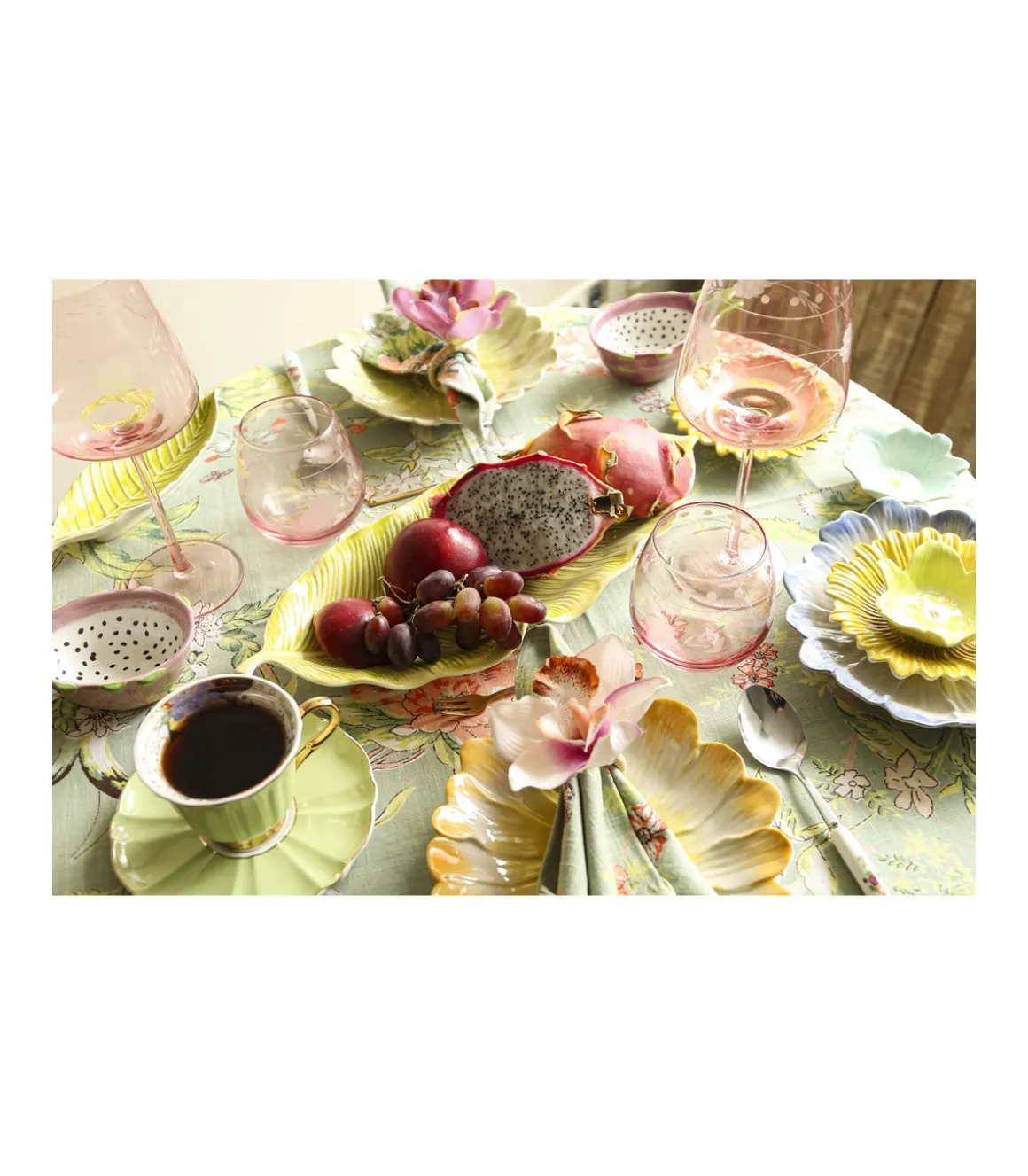 Plato Hoja 41.3x17.1x4.5cm Love&home