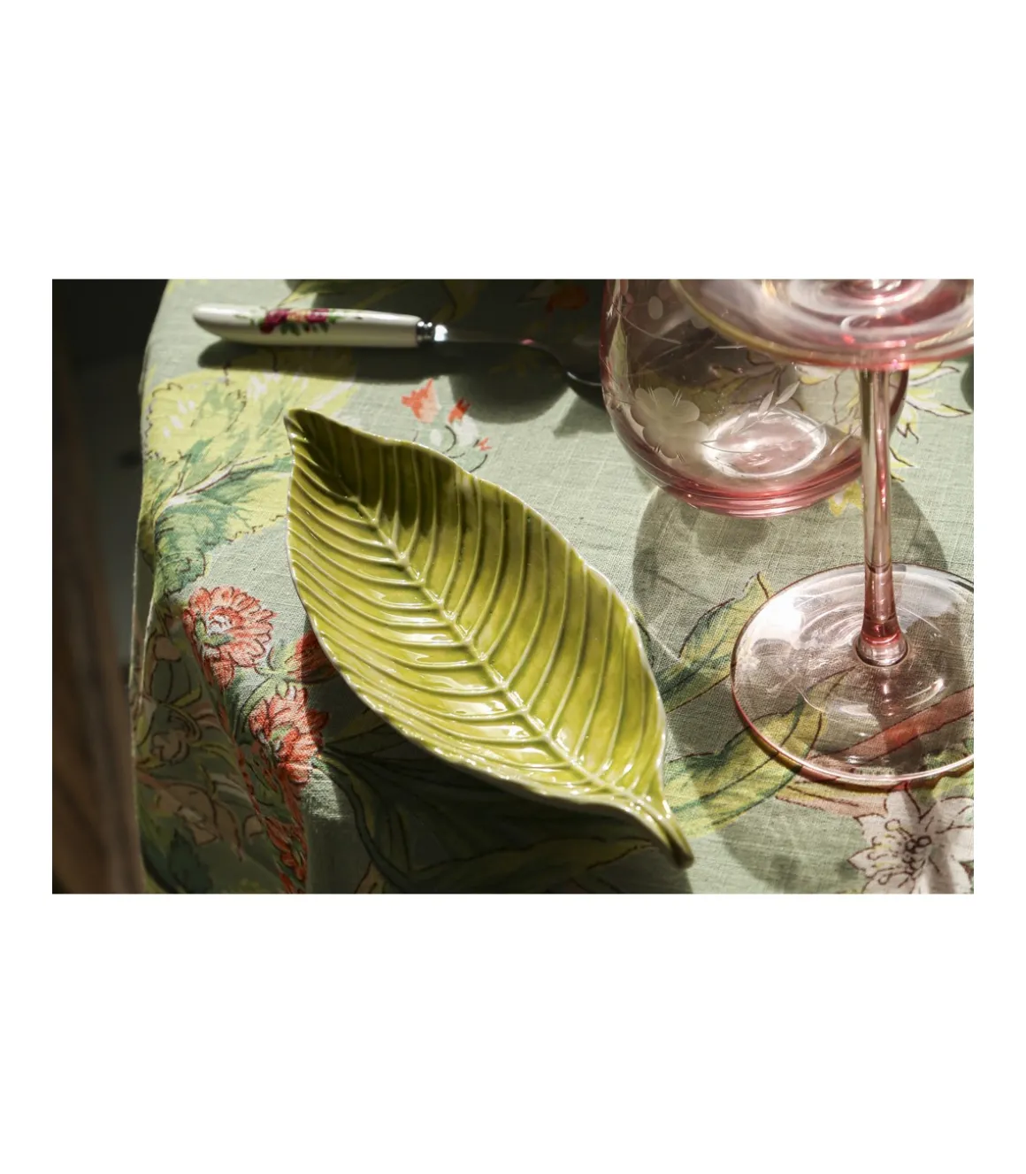 Plato Hoja 23x8x3cm Love&home