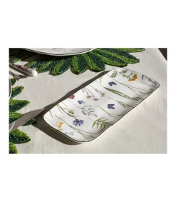 Plato Rectangular Filo Dorado 22cm Love&home