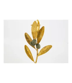 Portavelas Olivos Hojas 8.9x17cm Love&home