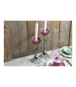 Portavelas Tulipan Alto 25cm Love&home