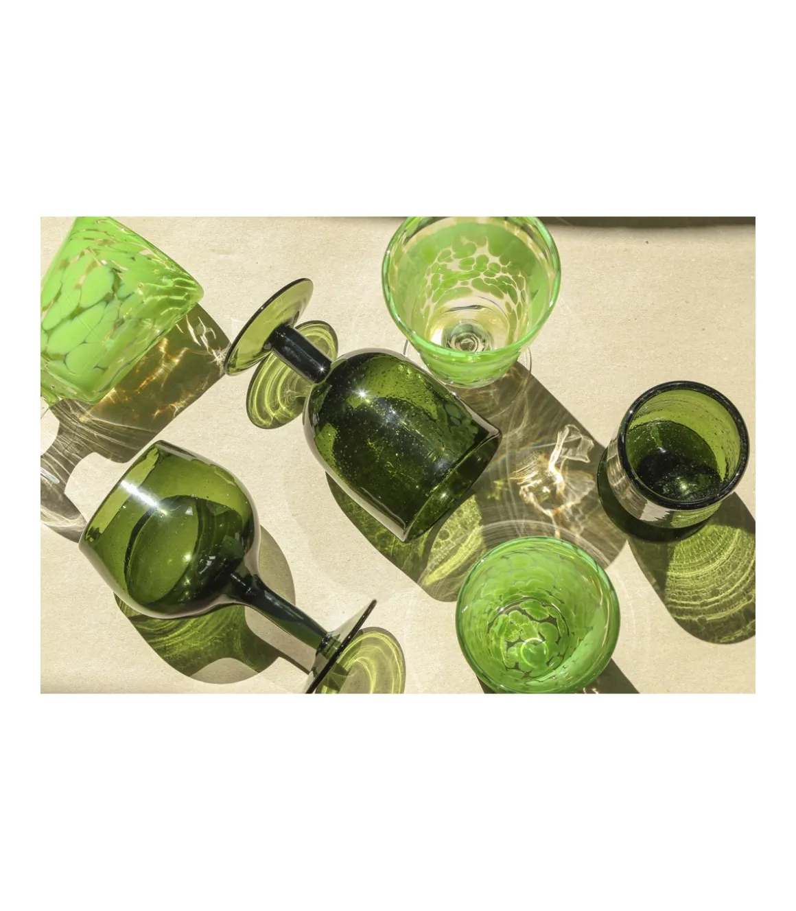 Set De 4 Copas Burbujitas 11x7.4cm Love&home