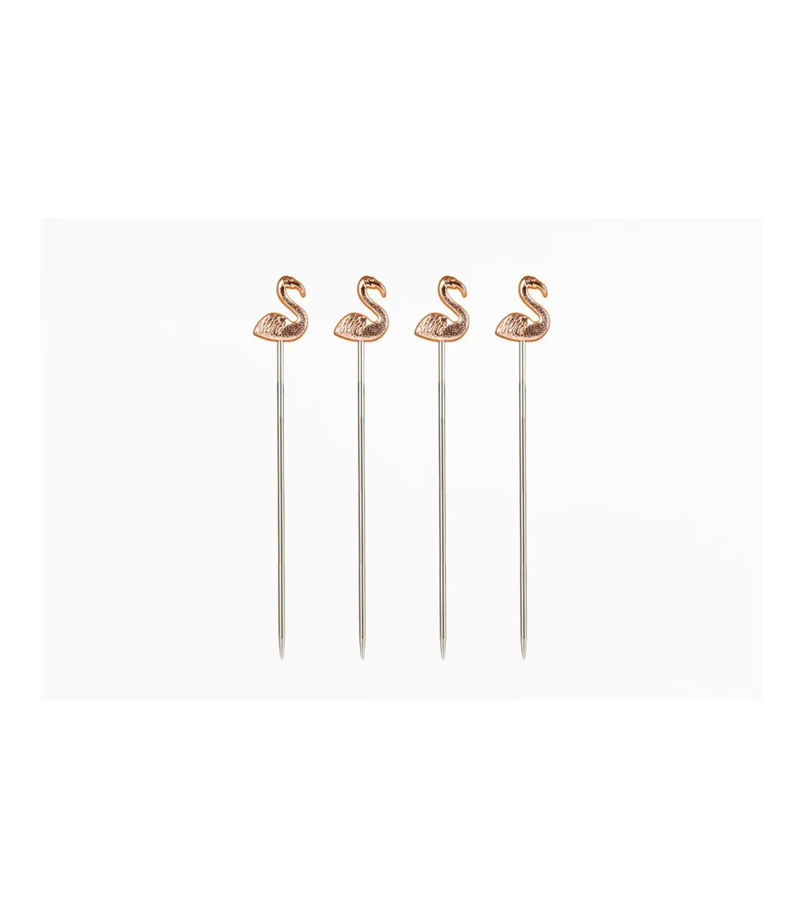 Set De 4 Pinchos Flamingo Love&home