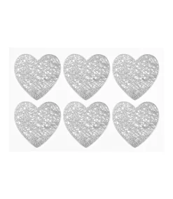 Set De 6 Posavasos Corazon Love&home