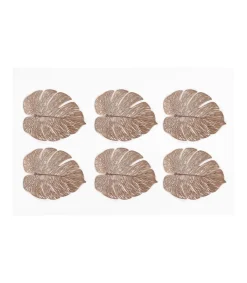 Set De 6 Posavasos Hoja Love&home