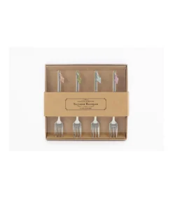 Set De 4 Tenedores Conchas Love&home