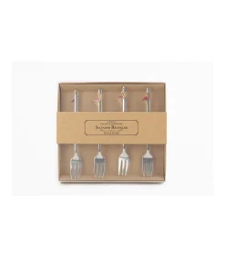 Set De 4 Tenedores Flamingos Love&home