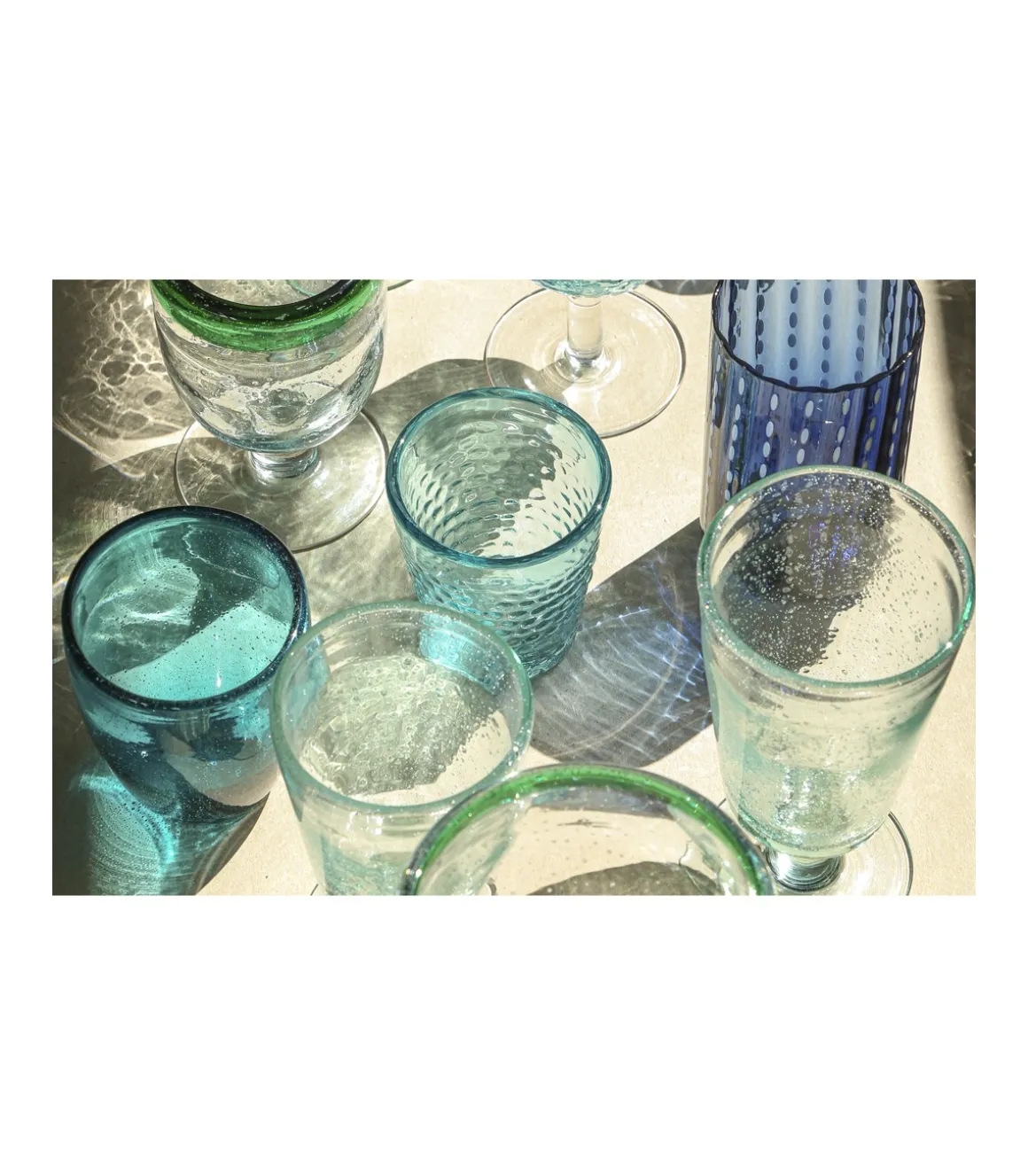 Set De 4 Vasos Burbujitas 10.5x8.5cm Love&home