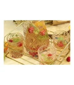 Set Jarra Y 4 Vasos 300ml Love&home