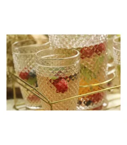 Set Jarra Y 4 Vasos 350ml Love&home