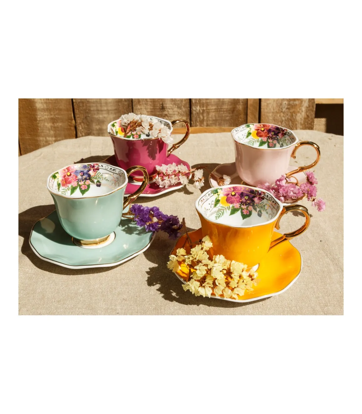 Taza De Espresso 100ml Y Plato Love&home