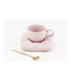 Taza 200ml Con Plato Almohada Y Cucharita Love&home