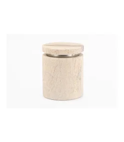 Vela Con Tarro De Marmol Amber & Black Currant Love&home